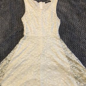White lace dress
